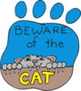Beware Of Cat Clip Art